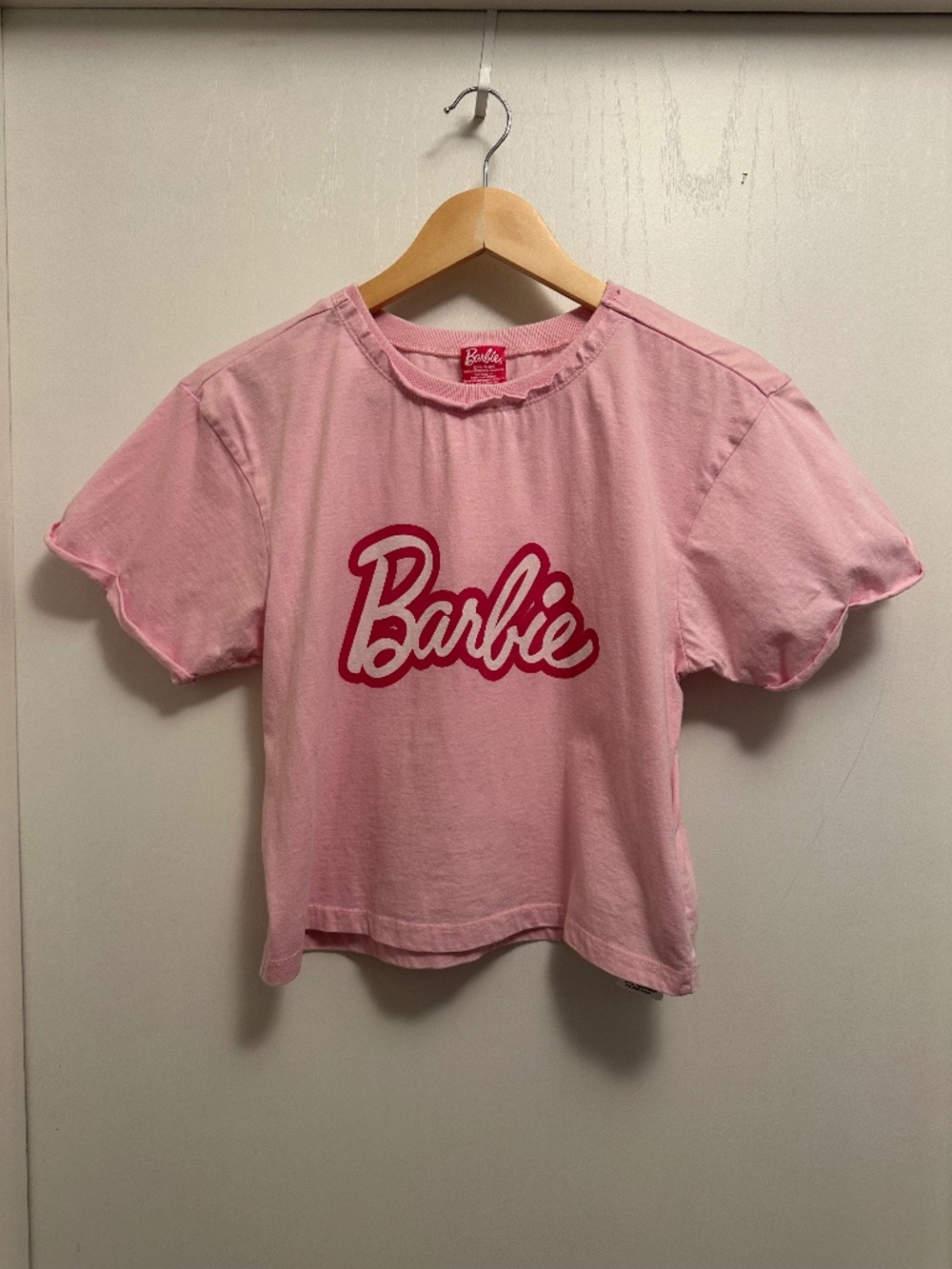 Barbie Mattel Pink Logo T Shirt Vanilla Underground Womens [MEDIUM] 2022